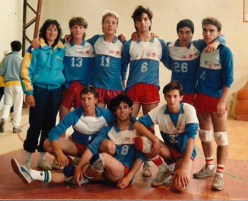 Equipo de la Liga a fines de los años 80